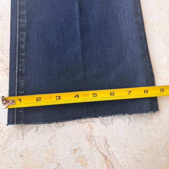 L’Agence The Sneeki Flare Legs Low Rise Hanson blue jeans size 27 NWT - Picture 12 of 16